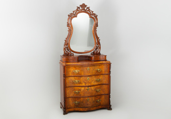 Антикварный комод с зеркалом код. RM47725