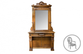 Антикварный каминный портал код. VS3686