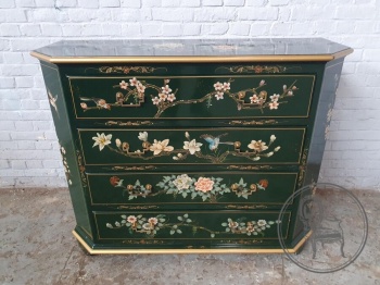 Старинный расписной комод в восточном стиле код. BE4097141