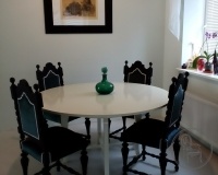 Старинный комплект стульев