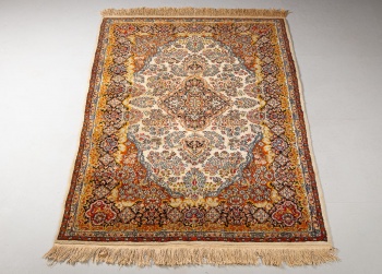 Старинный иранский ковер из шерсти и хлопка код. RM4133608