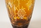 Винтажная ваза из янтарного резного стекла код. RM4103093 фото 2