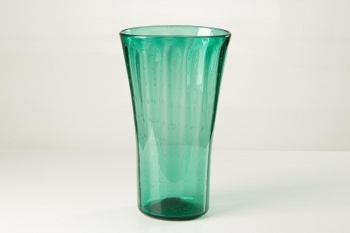 Винтажная ваза из изумрудного стекла код. RM4103094