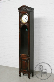 Антикварные напольные часы в темном дубовом корпусе код. BE5864