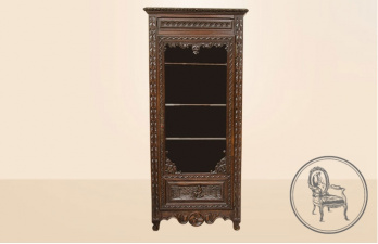 Антикварная бретонская витрина код. VS1462