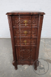 Антиварный комод из дуба в льежском стиле код. BE107326