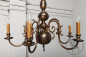 Антикварная люстра в фламандском стиле на 6 рожков код. BE107090 фото 1