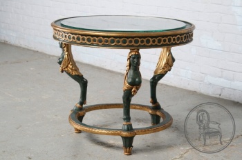 cnfhbyysq итальянский столик в стиле ампир с антропоморфными ножками код. BE4165194