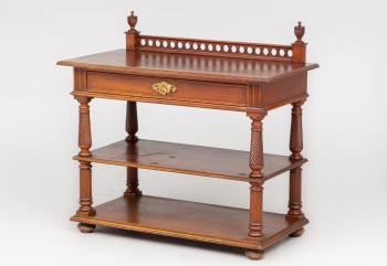 Антикварная консоль в резными колоннами код. RM4100513