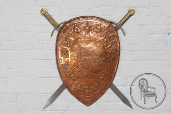 Антикварное латунное панно код. BE4097384