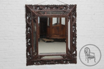 Антикварное зеркало в резной ажурной раме код. BE4097625