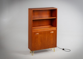 Старинный английский комод-бар из тика код. RM4149914