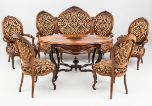 картинка Антикварный комплект для гостиной салоне старинных вещей "Шебби" являющийся официальным дистрибьютором в России и Беларуси