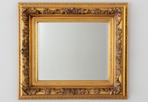 картинка Старинное зеркало с фацетом в резной раме салоне старинных вещей "Шебби" являющийся официальным дистрибьютором в России и Беларуси