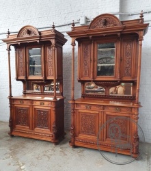 Антикварные ореховые буфеты (пара) код. BE4097154