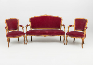 картинка Старинный комплект для гостиной салоне старинных вещей "Шебби" являющийся официальным дистрибьютором в России и Беларуси