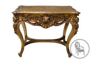 картинка Антикварный стол салоне старинных вещей "Шебби" являющийся официальным дистрибьютором в России и Беларуси