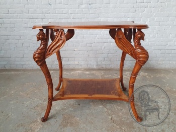 Антикварный столик в стиле модерн с маркетри код. BE4132937