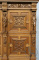 Старинный шкаф в фламандском стиле из дуба с резными фигурами код. BE107013 фото 14