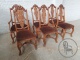 Антикварный набор стульев (6 шт.) с резными спинками код. BE4165860 фото 12