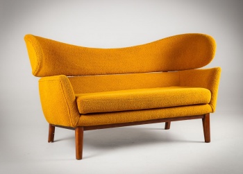 Старинная скамья датского дизайнера Finn Juhl код. RM4165106