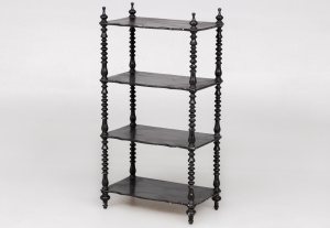 картинка Старинная этажерка на изящных высоких опорах салоне старинных вещей "Шебби" являющийся официальным дистрибьютором в России и Беларуси