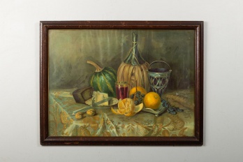 Старинный натюрморт с апельсином код. RM4165035