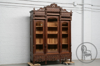 Антикварный книжный шкаф код. BE64367