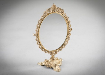 Старинное настольное зеркало из латуни код.&nbsp;RM4165610