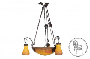 картинка Антикварная люстра салоне старинных вещей "Шебби" являющийся официальным дистрибьютором в России и Беларуси