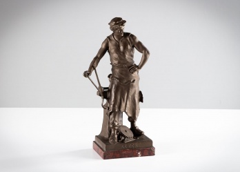 Антикварная статуэтка "Аллегория труда" Эмиля Луи Пико код. RM4145837