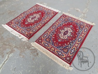 Старинные шерстяные коврики (2 шт.) код. BE4134960