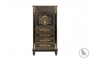 картинка Антикварный секретер в стиле Наполеона III салоне старинных вещей "Шебби" являющийся официальным дистрибьютором в России и Беларуси