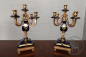 Старинные каминные часы с канделябрами (2 шт.) код. BE42683 фото 7