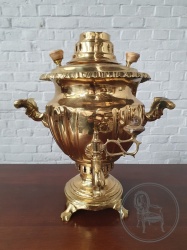 Антикварный латунный самовар код. BE4097383