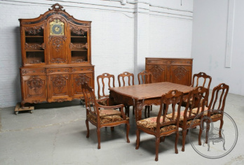 Антикварный комплект столовой мебели код. BE3151