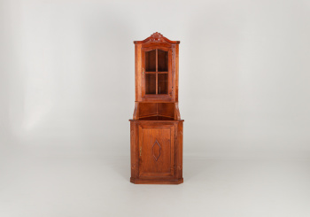 Старинный угловой посудный шкаф код. RM35991