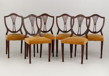 Старинный набор стульев (6 шт.) код. GR52137