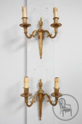 Антикварные бронзовые бра (пара) код. BE107384