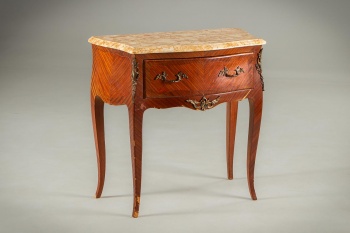 Старинный утонченный комод с мраморной столешницей код. RM4109109