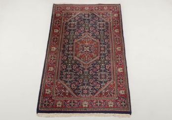 Старинный индийский ковер из хлопка и шерсти код. RM4101125