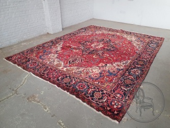 Антикварный иранский шерстяной ковер код. BE4153348