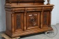 Антикварный ореховый буфет с геральдической резьбой, декорированный дубовыми листьями и фигурами рыцарей код. BE107557 фото 15
