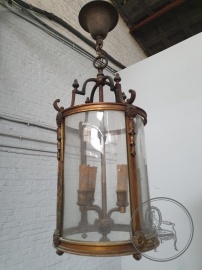 Антикварный потолочный бронзовый фонарь код. BE4108445