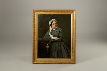 Антикварная картина, женский портрет код. RM4165031