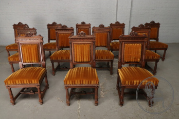 Антикварный набор стульев (12 шт.) код. BE53987