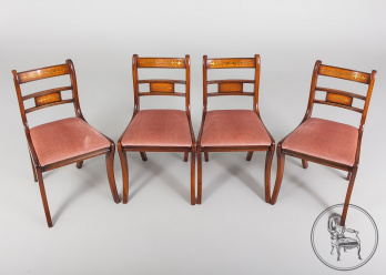 Старинные стулья (4 шт.) код. XX0618