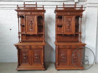 Антикварные парные дубовые буфеты код. BE4165144