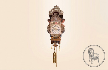 Антикварные настенные часы код. VS1112