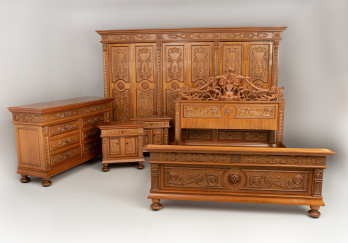 Старинный спальный гарнитур код. RM51485